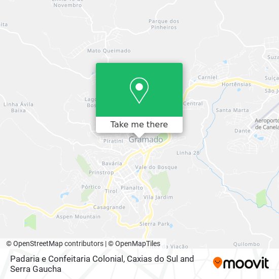 Padaria e Confeitaria Colonial map
