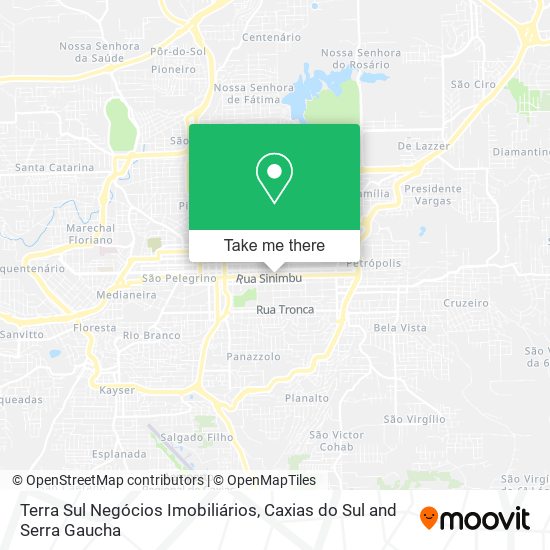 Terra Sul Negócios Imobiliários map
