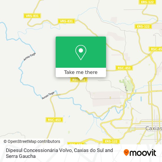 Dipesul Concessionária Volvo map