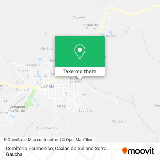 Cemitério Ecumênico map