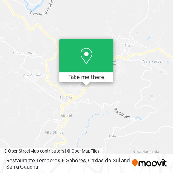 Restaurante Temperos E Sabores map
