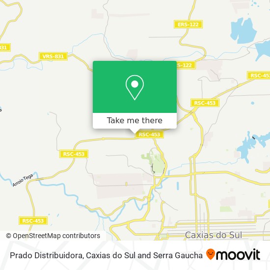 Prado Distribuidora map