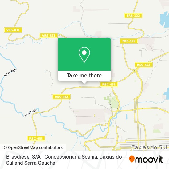 Brasdiesel S / A - Concessionária Scania map