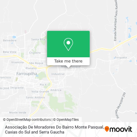 Associação De Moradores Do Bairro Monte Pasqual map