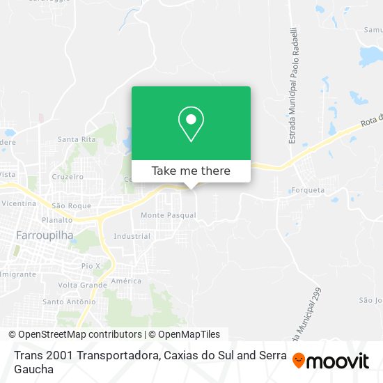 Trans 2001 Transportadora map