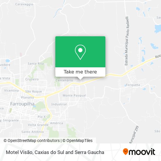 Motel Visão map