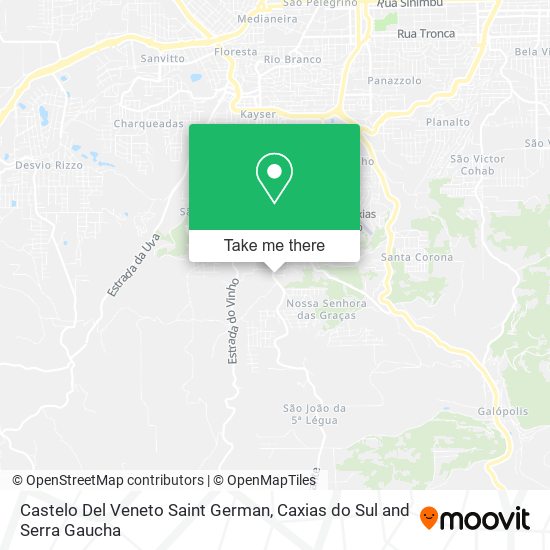 Castelo Del Veneto Saint German map