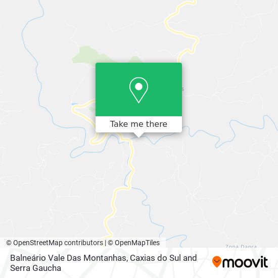 Balneário Vale Das Montanhas map