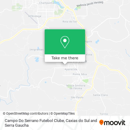 Campo Do Serrano Futebol Clube map