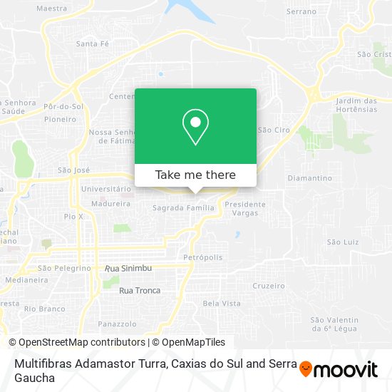 Multifibras Adamastor Turra map