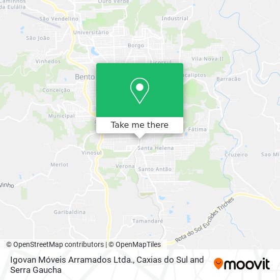 Igovan Móveis Arramados Ltda. map
