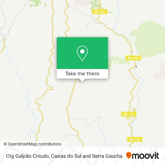 Ctg Galpão Crioulo map