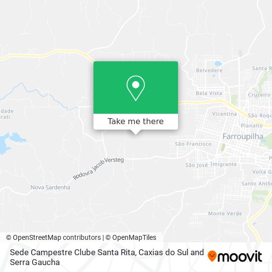 Sede Campestre Clube Santa Rita map