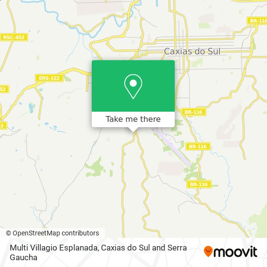Multi Villagio Esplanada map
