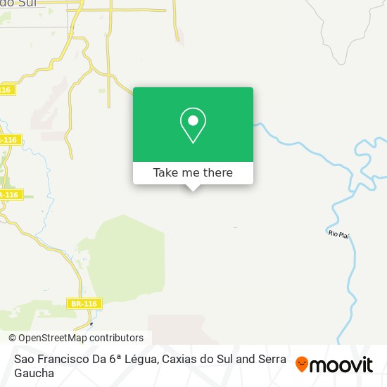 Sao Francisco Da 6ª Légua map