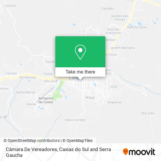 Câmara De Vereadores map