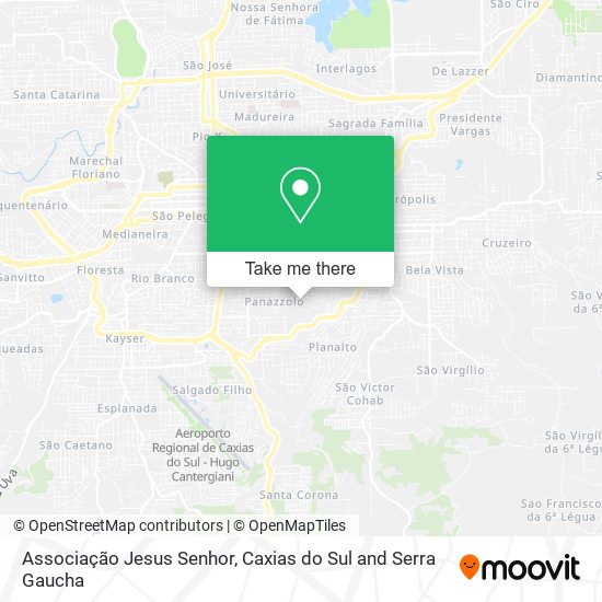 Associação Jesus Senhor map