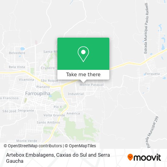 Artebox Embalagens map