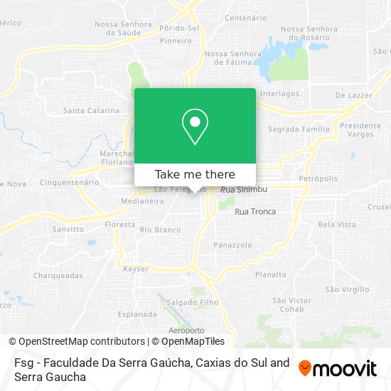 Fsg - Faculdade Da Serra Gaúcha map