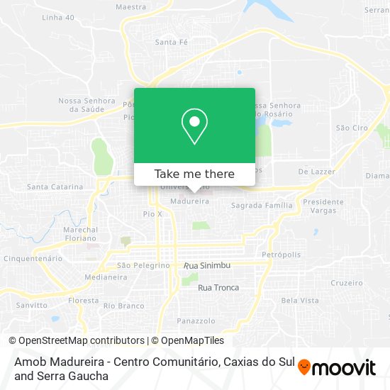 Amob Madureira - Centro Comunitário map