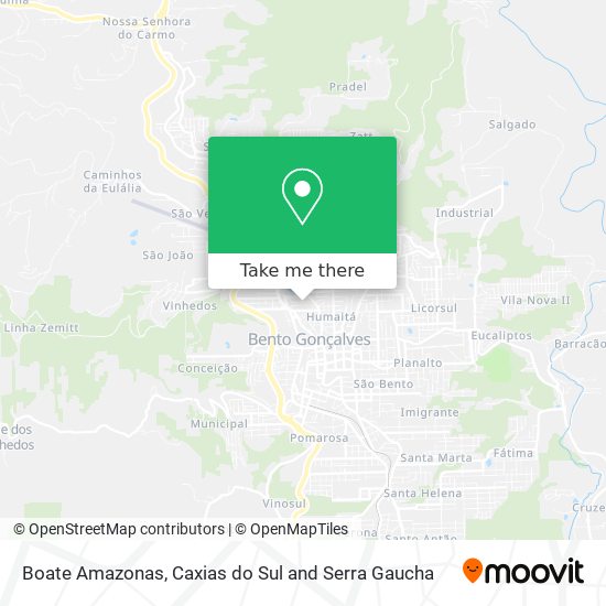 Boate Amazonas map