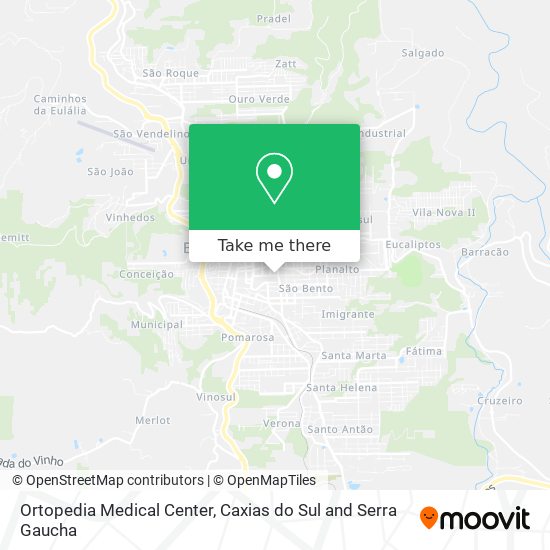 Ortopedia Medical Center map