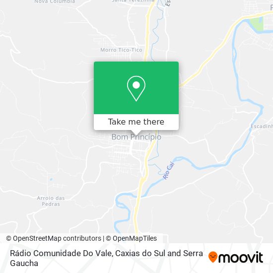 Rádio Comunidade Do Vale map