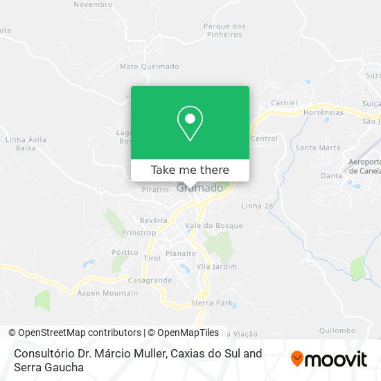 Consultório Dr. Márcio Muller map