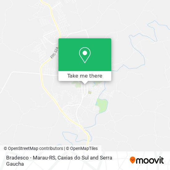 Bradesco - Marau-RS map