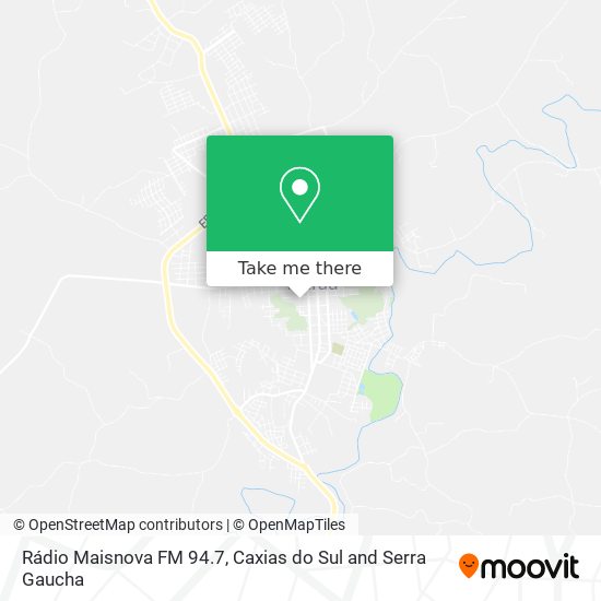 Rádio Maisnova FM 94.7 map