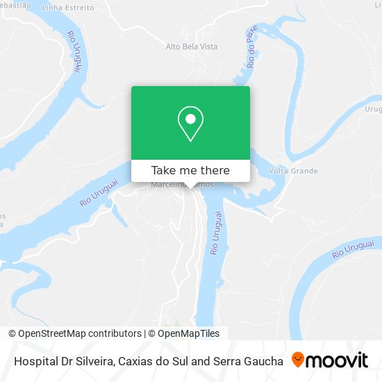 Hospital Dr Silveira map