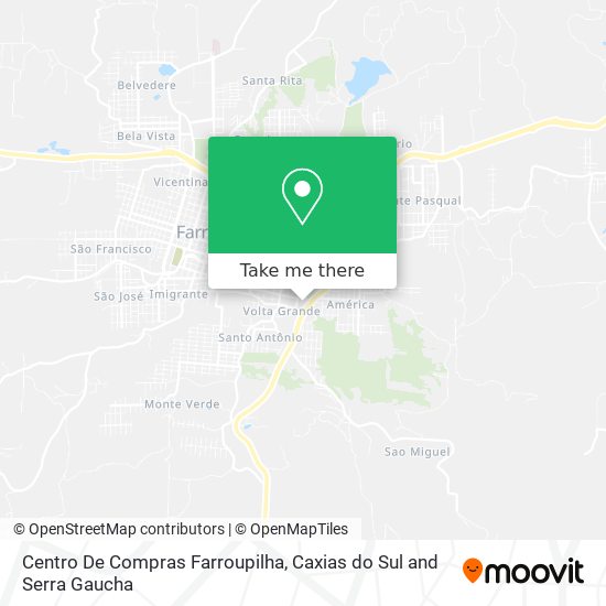 Mapa Centro De Compras Farroupilha