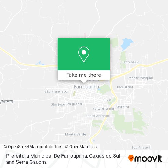 Prefeitura Municipal De Farroupilha map