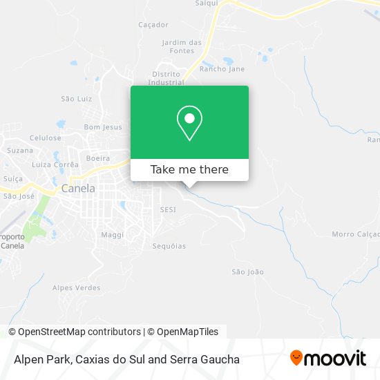 Alpen Park map