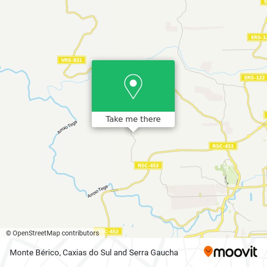 Monte Bérico map