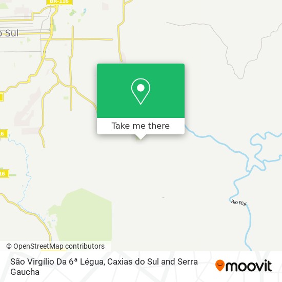 São Virgílio Da 6ª Légua map