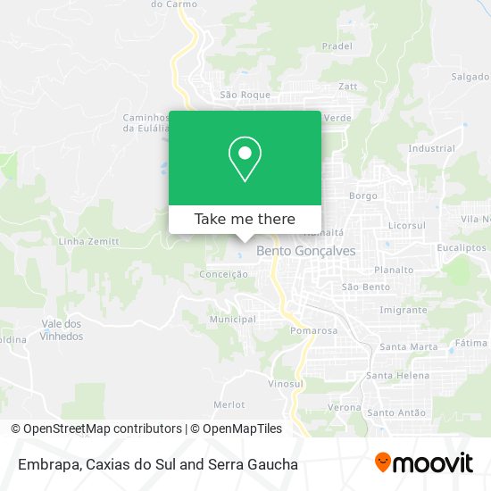 Embrapa map