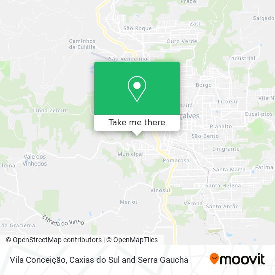 Vila Conceição map