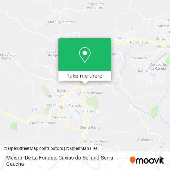 Maison De La Fondue map