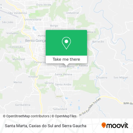 Santa Marta map