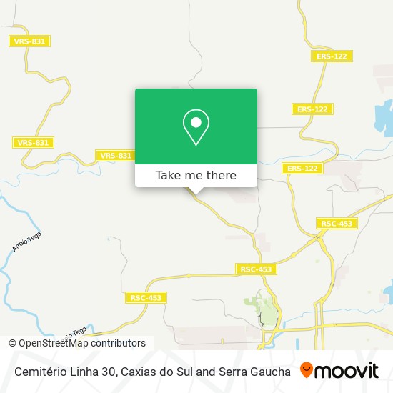 Cemitério Linha 30 map