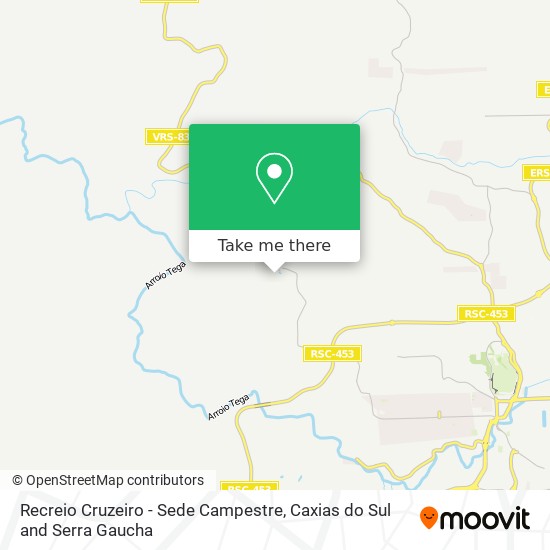 Recreio Cruzeiro - Sede Campestre map