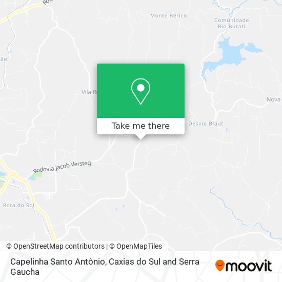 Capelinha Santo Antônio map