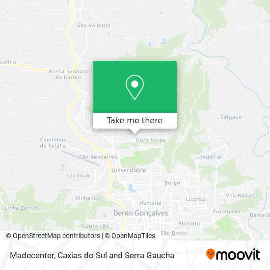 Madecenter map