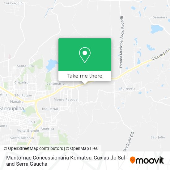 Mantomac Concessionária Komatsu map