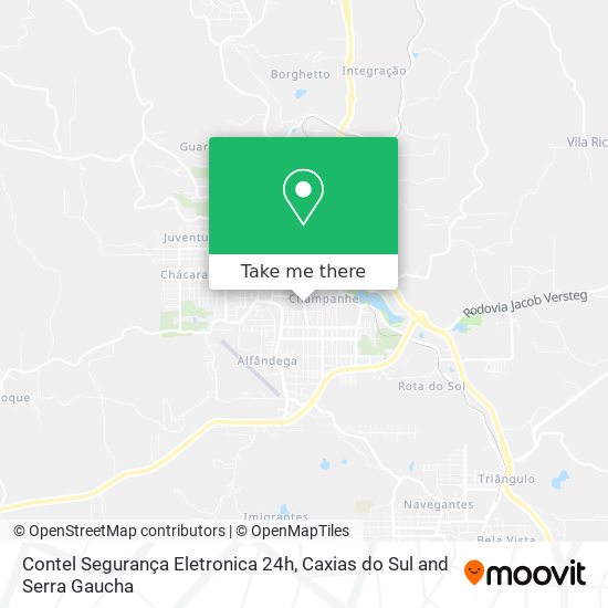 Contel Segurança Eletronica 24h map