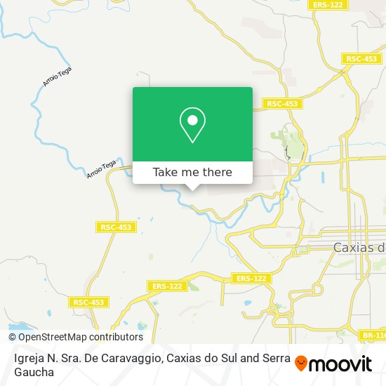 Igreja N. Sra. De Caravaggio map