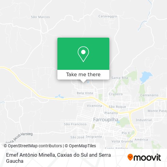 Emef Antônio Minella map