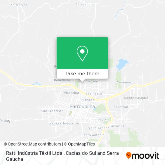 Ratti Indústria Têxtil Ltda. map