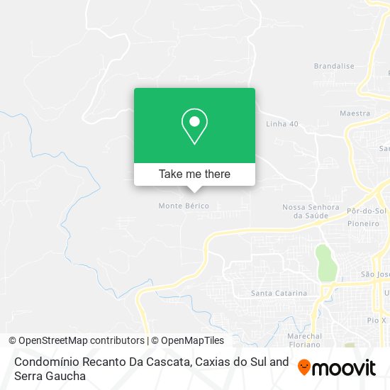 Condomínio Recanto Da Cascata map